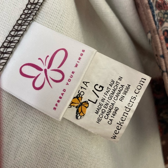 Vintage Weekenders 2 pc Long Jacket (knee length) with matching top - Picture 4 of 11